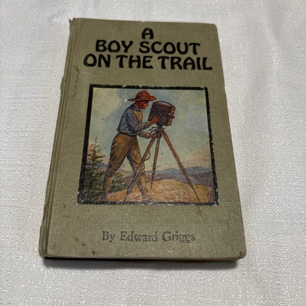 A Boy Scout on the Trail Vintage book